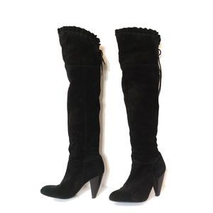 Over-The-Knee Suede Boots